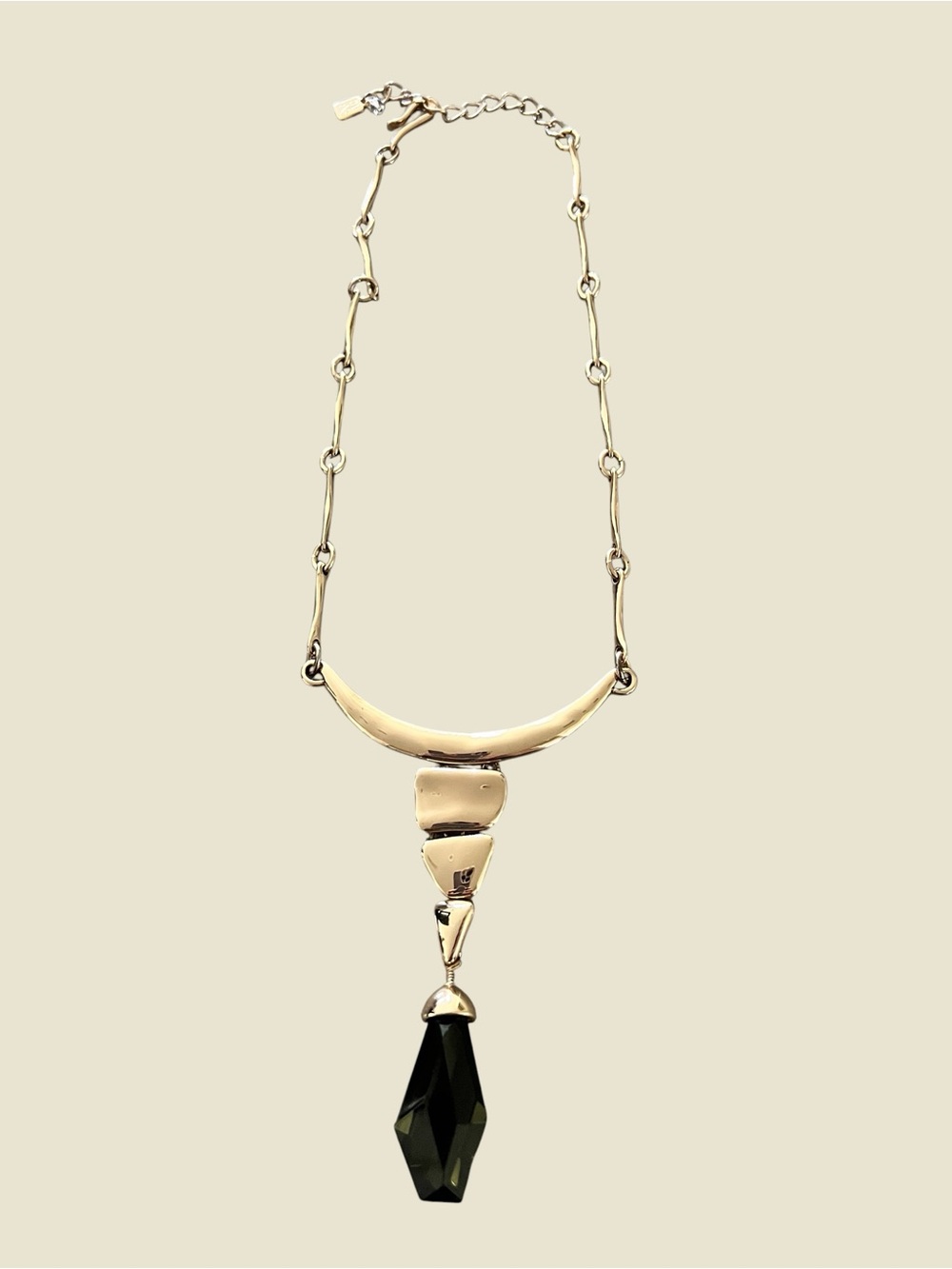 Robert Lee Morris Gold-Tone Soho Sculptural Drop Necklace